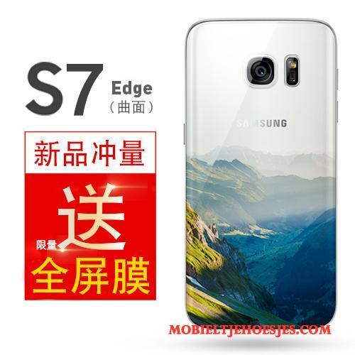 Samsung Galaxy S7 Edge Hoesje Siliconen All Inclusive Ster Anti-fall Zacht Bescherming Hoes