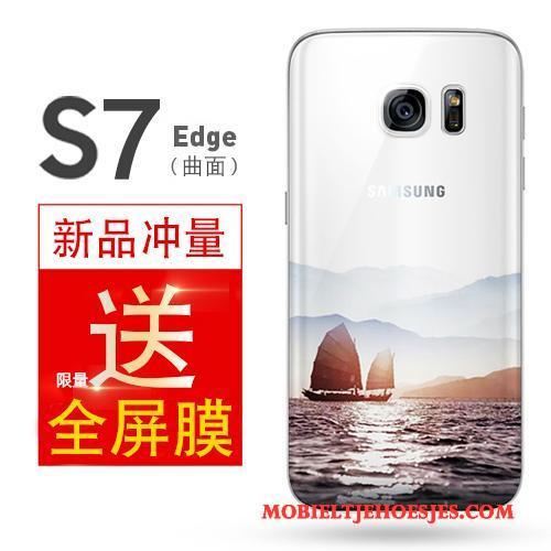 Samsung Galaxy S7 Edge Hoesje Siliconen All Inclusive Ster Anti-fall Zacht Bescherming Hoes