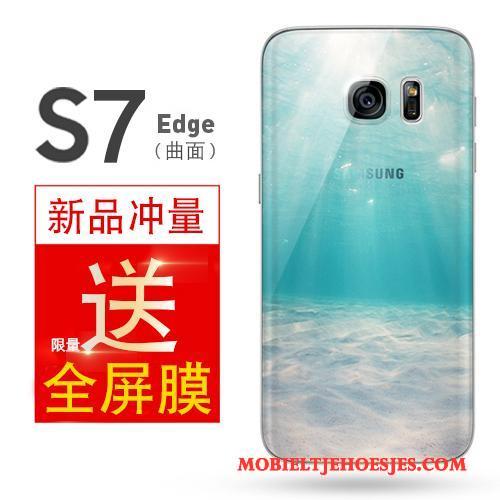 Samsung Galaxy S7 Edge Hoesje Siliconen All Inclusive Ster Anti-fall Zacht Bescherming Hoes