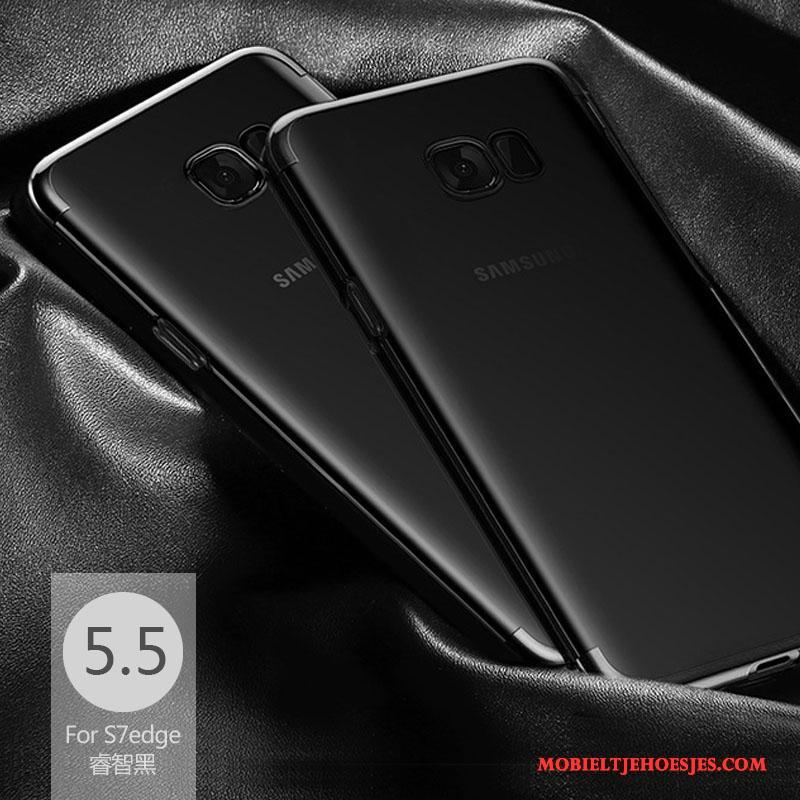 Samsung Galaxy S7 Edge Hoesje Telefoon Dun Zacht Siliconen Anti-fall Ster Groen