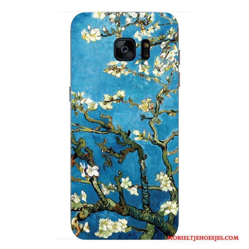 Samsung Galaxy S7 Edge Hoesje Telefoon Lovers Trendy Merk All Inclusive Bescherming Anti-fall Groen