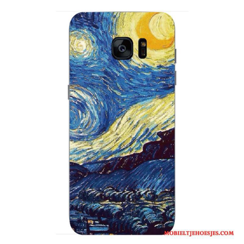 Samsung Galaxy S7 Edge Hoesje Telefoon Lovers Trendy Merk All Inclusive Bescherming Anti-fall Groen