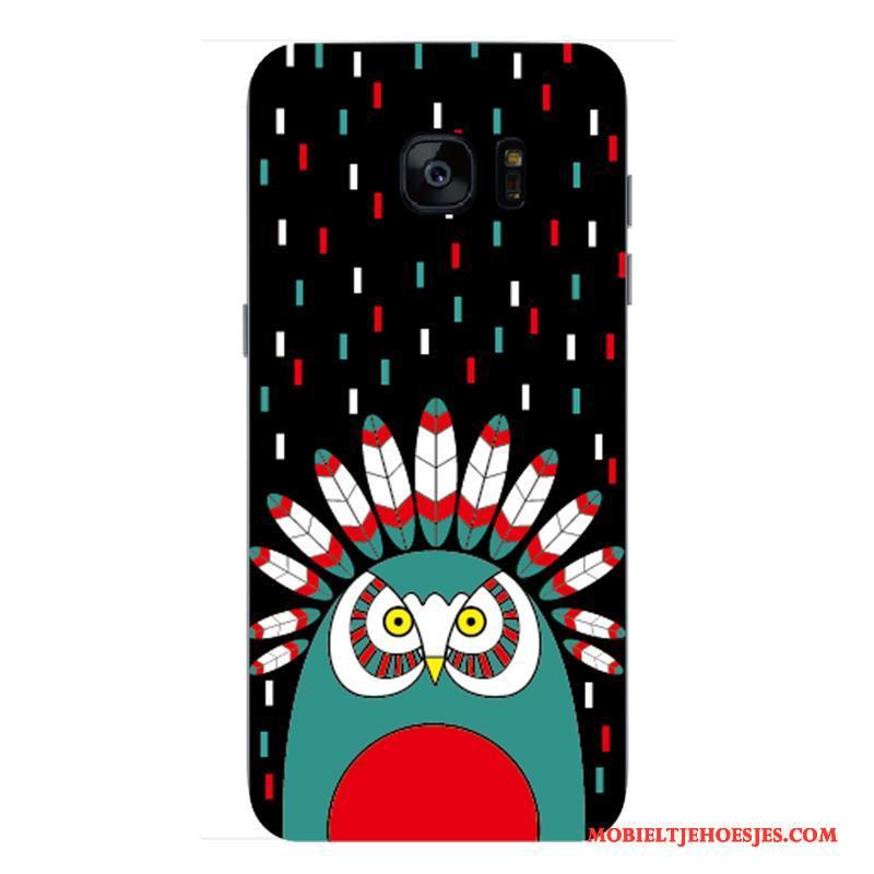 Samsung Galaxy S7 Edge Hoesje Telefoon Lovers Trendy Merk All Inclusive Bescherming Anti-fall Groen