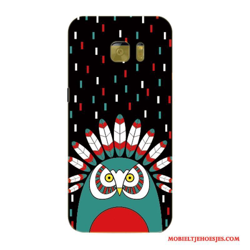 Samsung Galaxy S7 Edge Hoesje Telefoon Lovers Trendy Merk All Inclusive Bescherming Anti-fall Groen