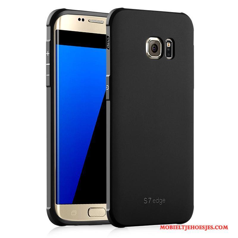 Samsung Galaxy S7 Edge Hoesje Telefoon Zacht Mobiele Telefoon Trend Anti-fall Ster Blauw