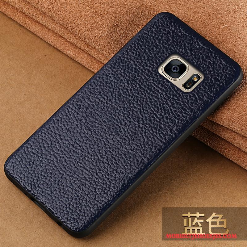 Samsung Galaxy S7 Edge Ster Elegante Trend Leren Etui Hoesje Telefoon Anti-fall All Inclusive