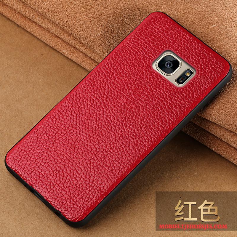 Samsung Galaxy S7 Edge Ster Elegante Trend Leren Etui Hoesje Telefoon Anti-fall All Inclusive