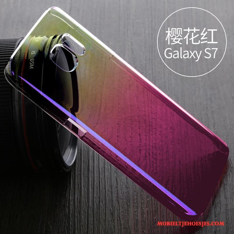 Samsung Galaxy S7 Hoesje Persoonlijk Hoes Bescherming Anti-fall Ster Scheppend Doorzichtig