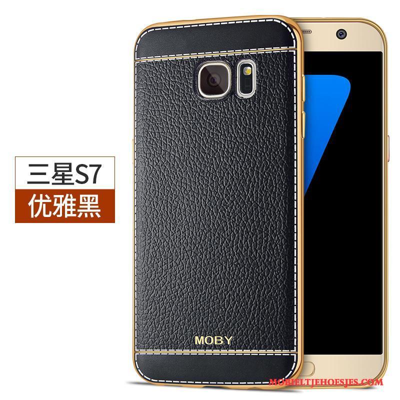 Samsung Galaxy S7 Hoesje Ster Siliconen Mobiele Telefoon Hoes Khaki Bescherming Anti-fall