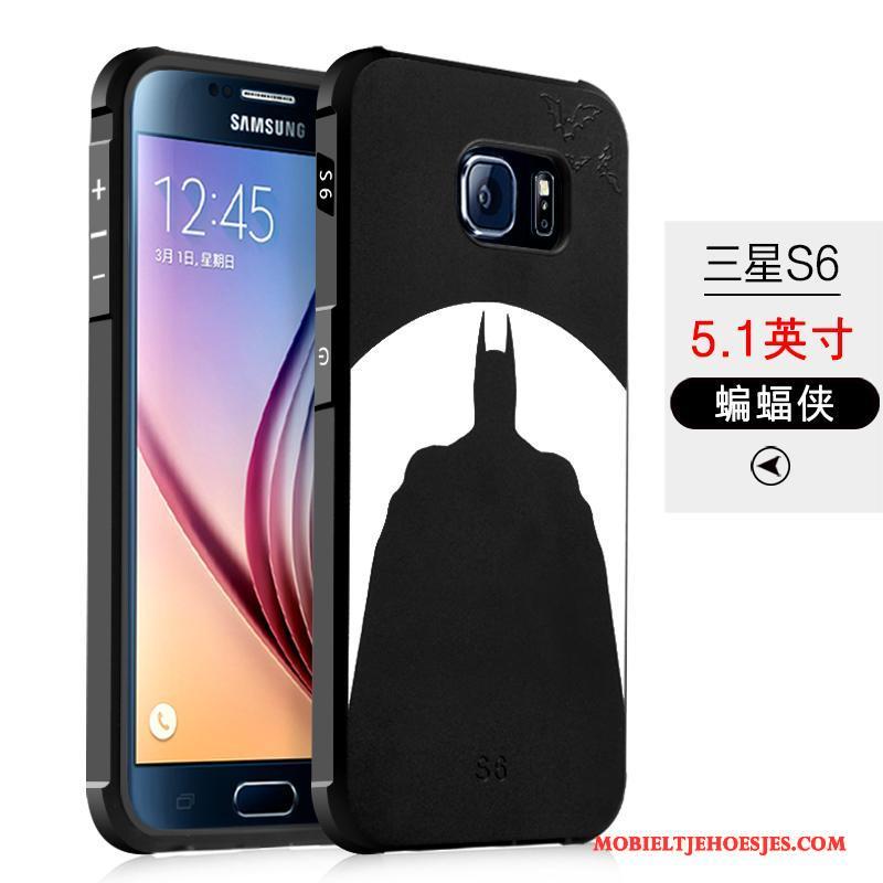 Samsung Galaxy S7 Scheppend Hoesje Telefoon Mobiele Telefoon Zwart Schrobben Siliconen Anti-fall
