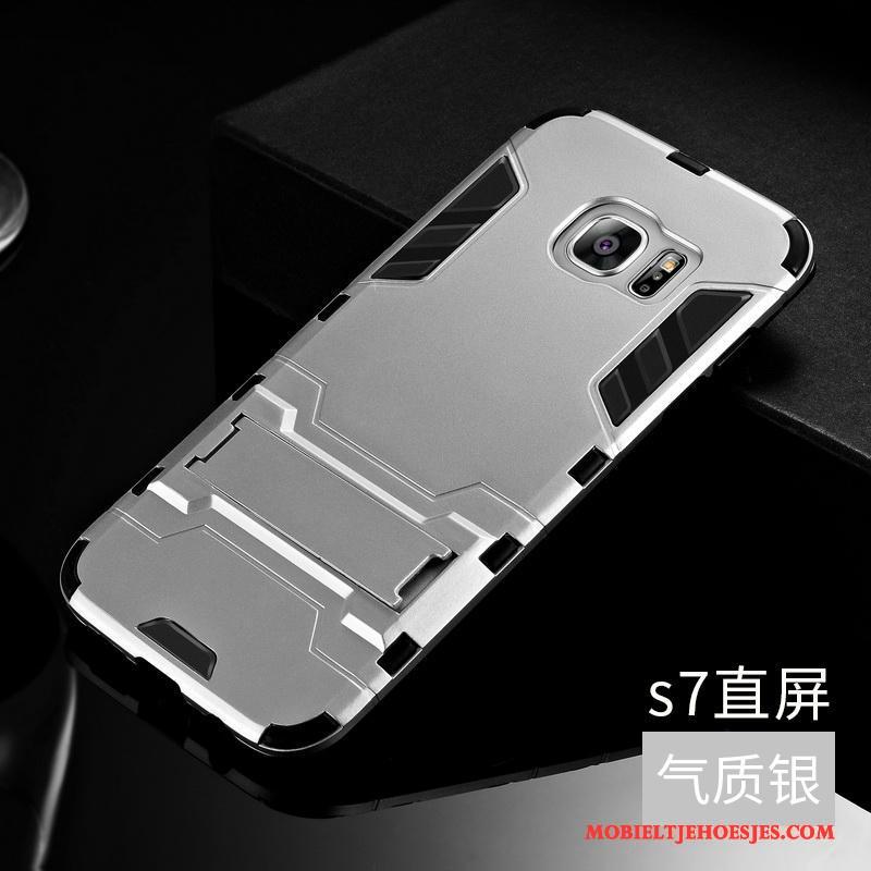 Samsung Galaxy S7 Trend Goud Hoesje Telefoon Bescherming Anti-fall Ster Hard