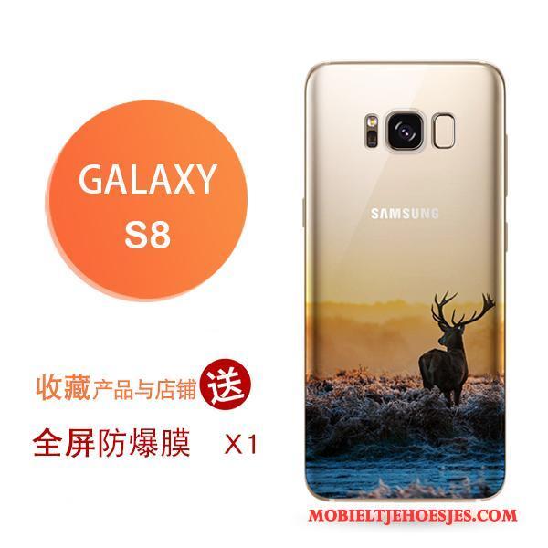 Samsung Galaxy S8 All Inclusive Hoesje Telefoon Siliconen Zacht Ster Accessoires Eenvoudige