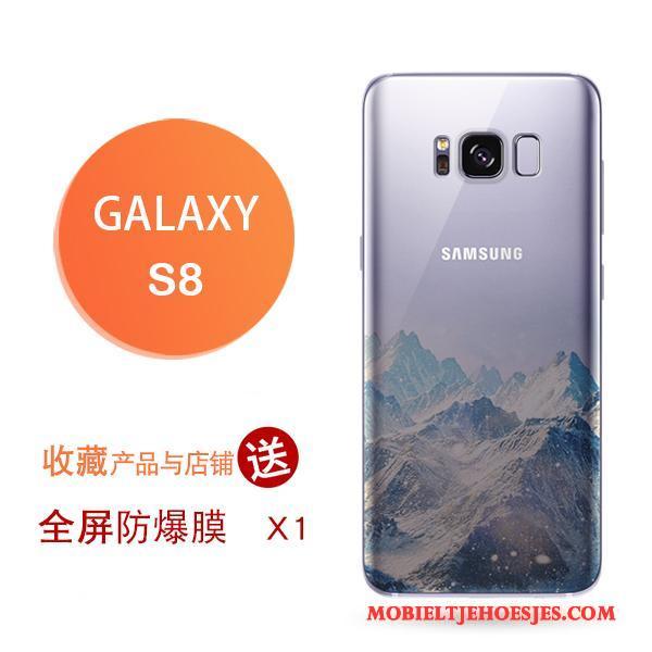 Samsung Galaxy S8 All Inclusive Hoesje Telefoon Siliconen Zacht Ster Accessoires Eenvoudige