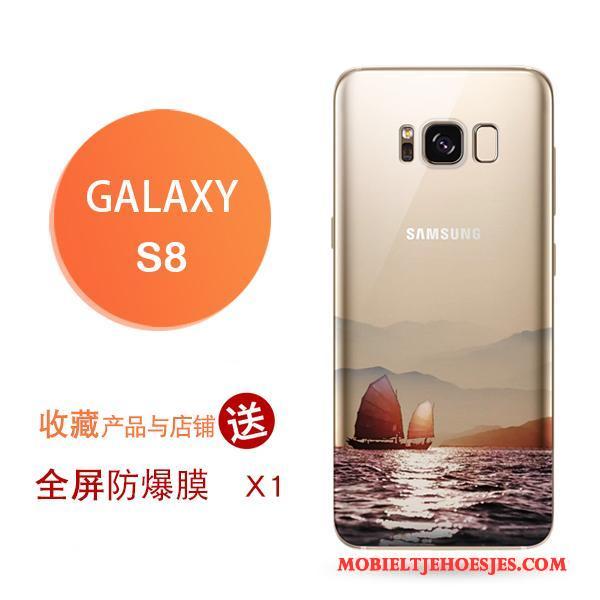 Samsung Galaxy S8 All Inclusive Hoesje Telefoon Siliconen Zacht Ster Accessoires Eenvoudige