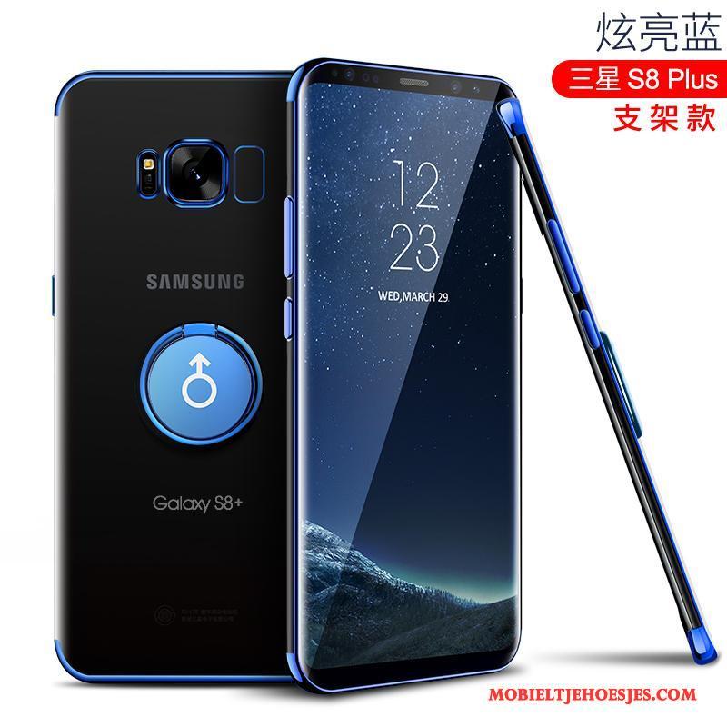 Samsung Galaxy S8+ All Inclusive Zacht Blauw Anti-fall Hoes Hoesje Telefoon Ster