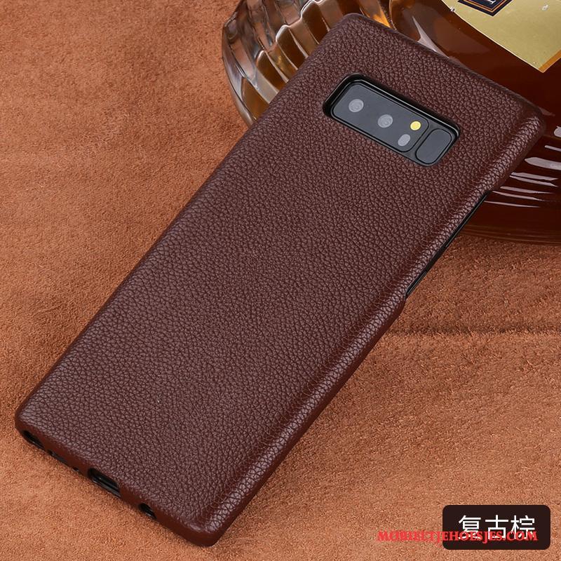 Samsung Galaxy S8 Anti-fall Hoesje Telefoon All Inclusive Leren Etui Luxe Bedrijf Persoonlijk