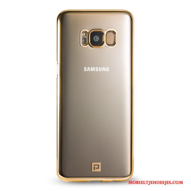 Samsung Galaxy S8+ Bescherming Dun Hoesje Ster Trend Plating Groen
