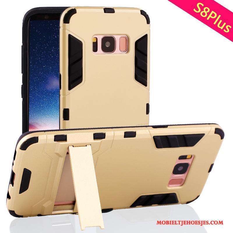 Samsung Galaxy S8+ Hoes Anti-fall Hard All Inclusive Ster Goud Hoesje Telefoon