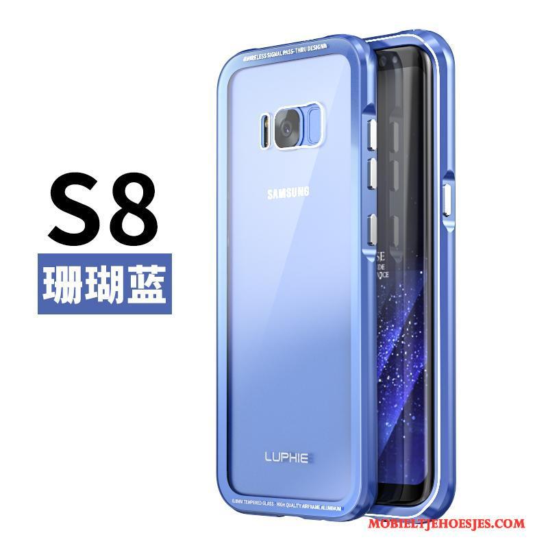 Samsung Galaxy S8 Hoes Hoesje Telefoon Metaal Omlijsting Anti-fall Bescherming Ster