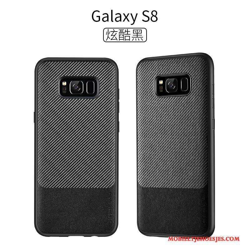 Samsung Galaxy S8 Hoesje All Inclusive Anti-fall Siliconen Rood Ster Persoonlijk Scheppend