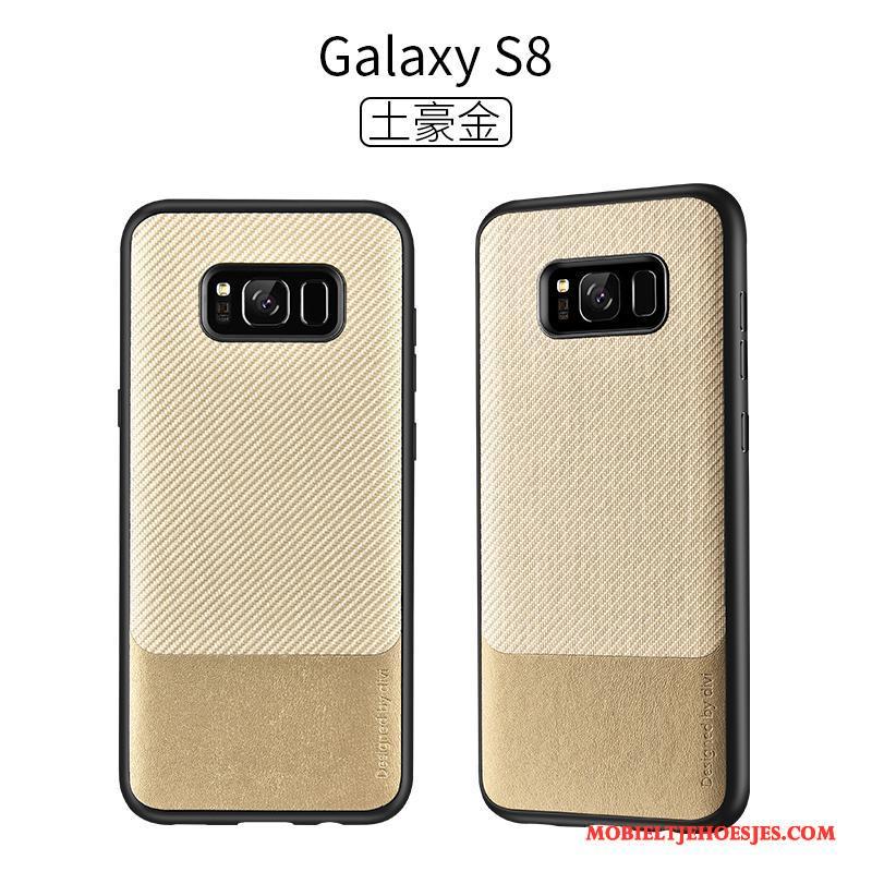 Samsung Galaxy S8 Hoesje All Inclusive Anti-fall Siliconen Rood Ster Persoonlijk Scheppend