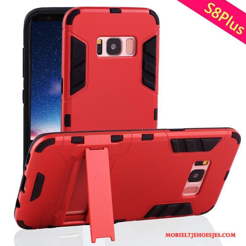 Samsung Galaxy S8+ Hoesje All Inclusive Siliconen Ster Anti-fall Bescherming Grijs Hoes