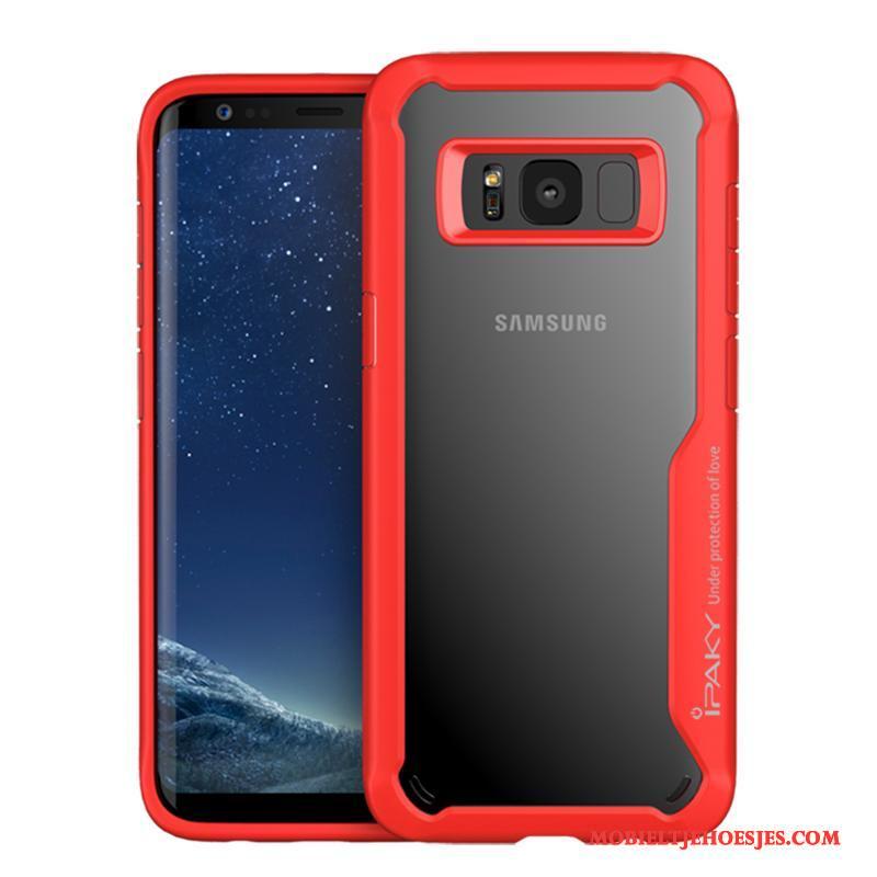 Samsung Galaxy S8 Hoesje Scheppend Hoes Anti-fall Zwart Siliconen Persoonlijk All Inclusive