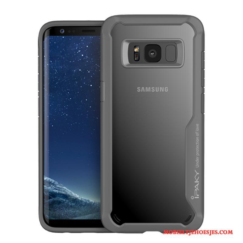 Samsung Galaxy S8 Hoesje Scheppend Hoes Anti-fall Zwart Siliconen Persoonlijk All Inclusive