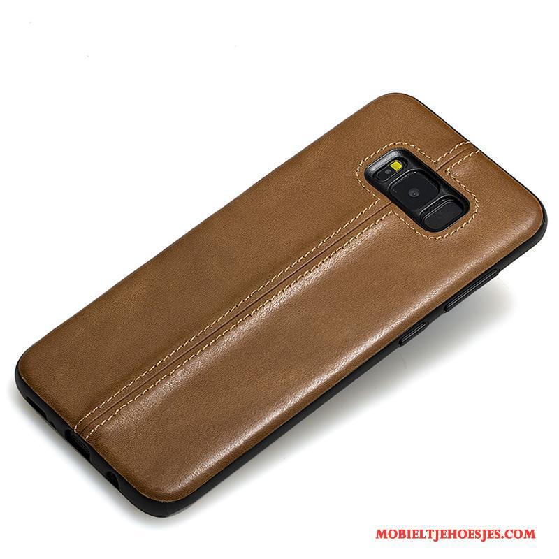 Samsung Galaxy S8 Hoesje Ster All Inclusive Bescherming Anti-fall Scheppend Leren Etui Achterklep