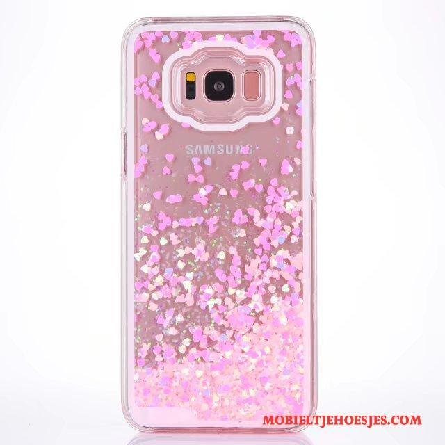 Samsung Galaxy S8 Hoesje Telefoon Plastic Bescherming Drijfzand Ster Hard Mini