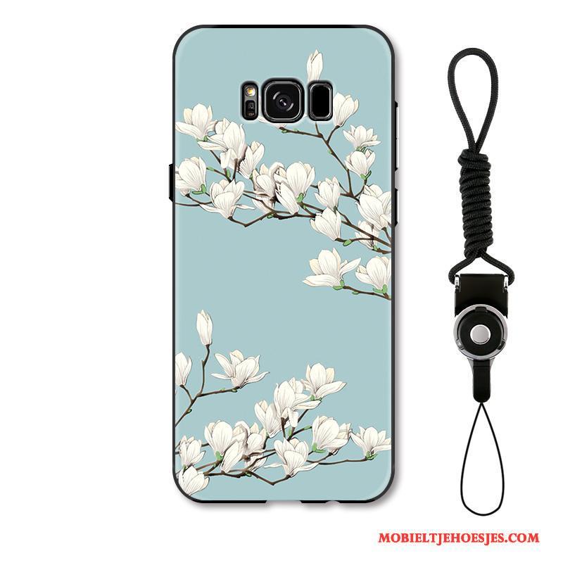 Samsung Galaxy S8 Hoesje Vers Eenvoudige Blauw Hanger Ster Hoes Bescherming