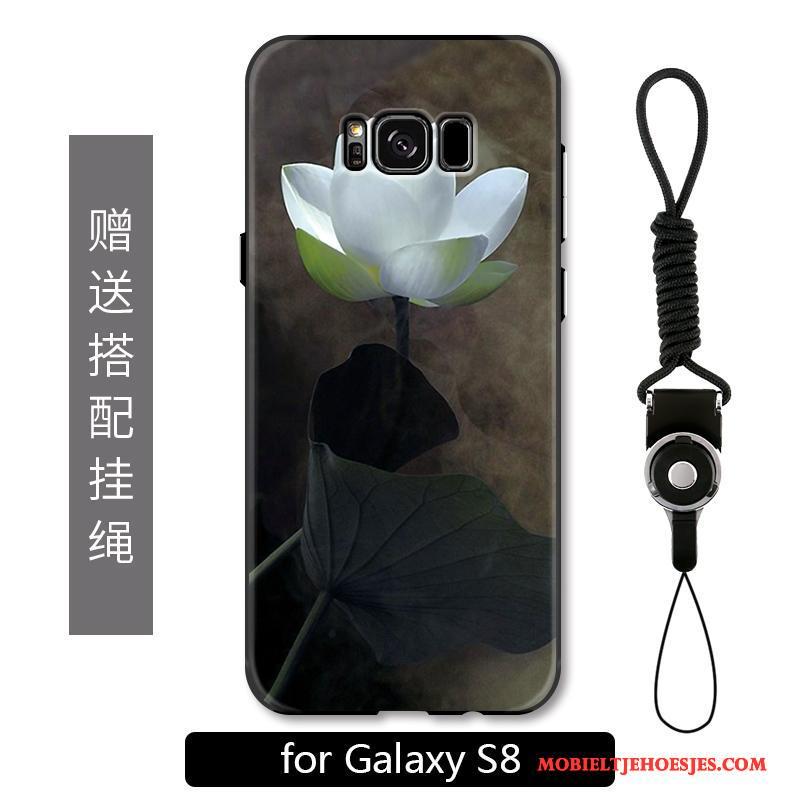 Samsung Galaxy S8 Kleur Anti-fall Bloemen Chinese Stijl Ster Hoesje Telefoon Luxe