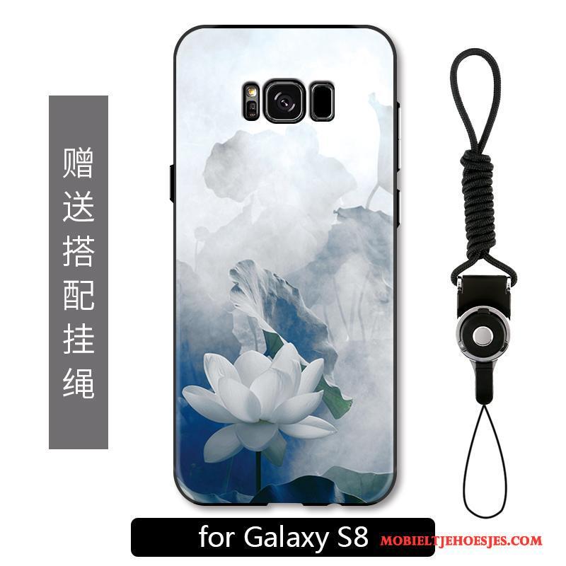 Samsung Galaxy S8 Kleur Anti-fall Bloemen Chinese Stijl Ster Hoesje Telefoon Luxe