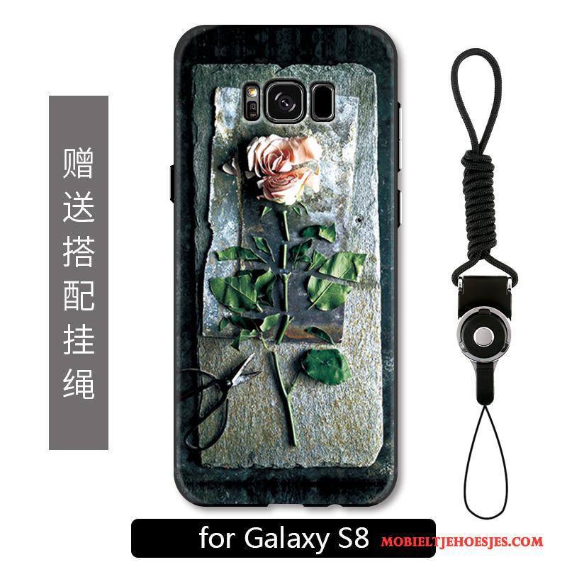 Samsung Galaxy S8 Kleur Anti-fall Bloemen Chinese Stijl Ster Hoesje Telefoon Luxe