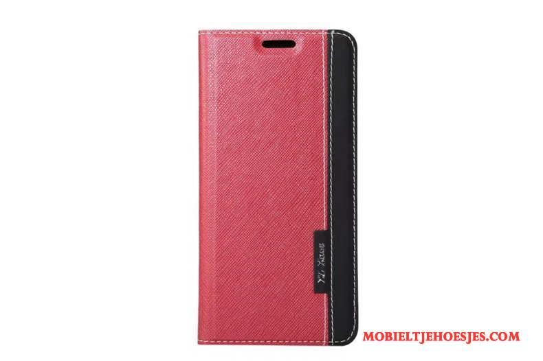 Samsung Galaxy S8 Mobiele Telefoon Hoesje Telefoon Bescherming Herringbone Leren Etui Lichtblauw Ster