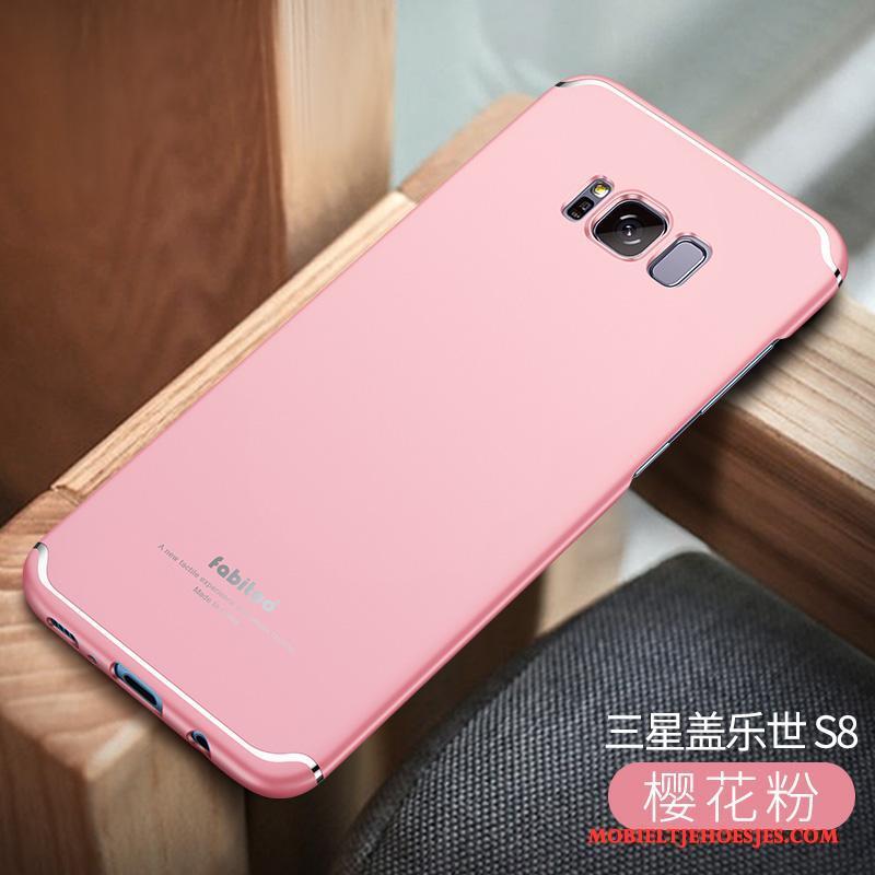 Samsung Galaxy S8 Purper Schrobben Hoesje Telefoon Bescherming Hard Dun Ster