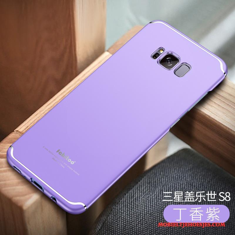 Samsung Galaxy S8 Purper Schrobben Hoesje Telefoon Bescherming Hard Dun Ster