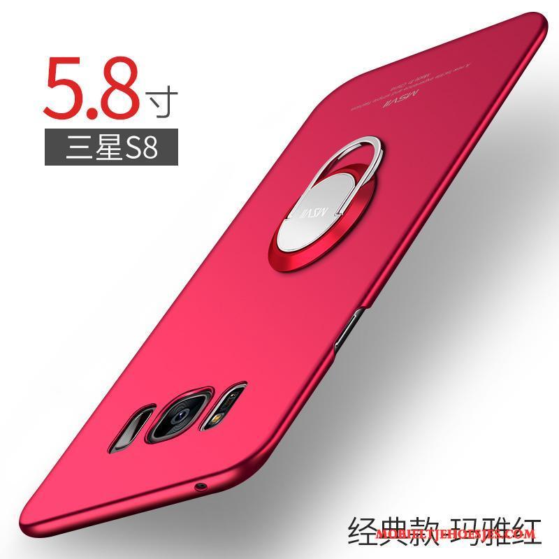 Samsung Galaxy S8 Rood Hoesje Anti-fall Scheppend All Inclusive Hard Siliconen