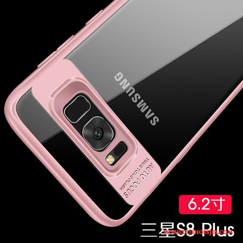 Samsung Galaxy S8+ Siliconen Hoesje Telefoon Anti-fall Ster Roze Bescherming