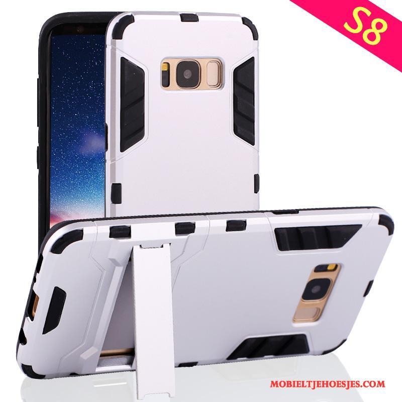 Samsung Galaxy S8 Ster Anti-fall Hoes All Inclusive Grijs Hoesje Telefoon Bescherming