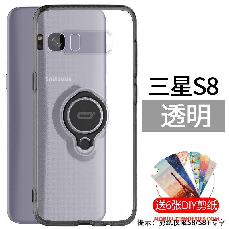 Samsung Galaxy S8 Ster Magnetisch Ondersteuning Hoesje Telefoon Ring All Inclusive Hard