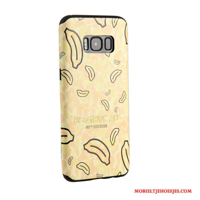 Samsung Galaxy S8+ Zacht Reliëf Hanger Kleur Siliconen Hoesje Telefoon