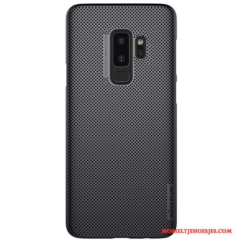 Samsung Galaxy S9+ Ademend Mobiele Telefoon Hoes Blauw Bescherming Het Uitstralen Hoesje