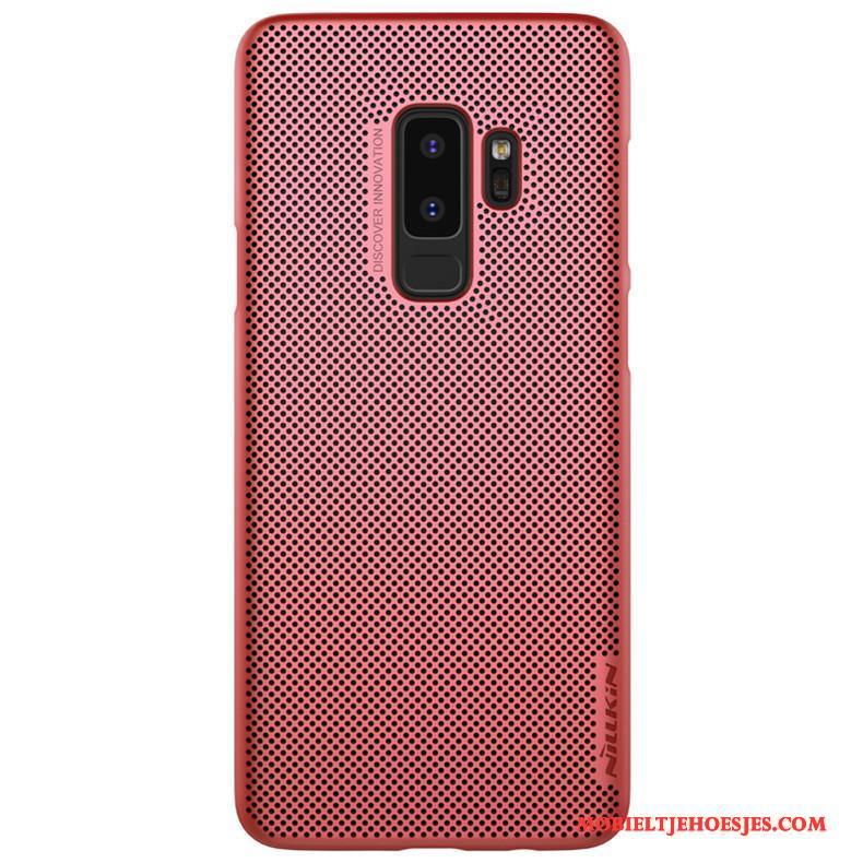 Samsung Galaxy S9+ Ademend Mobiele Telefoon Hoes Blauw Bescherming Het Uitstralen Hoesje