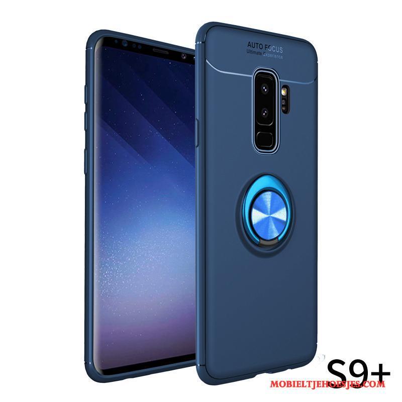 Samsung Galaxy S9+ All Inclusive Rood Siliconen Hoesje Zacht Ster Anti-fall