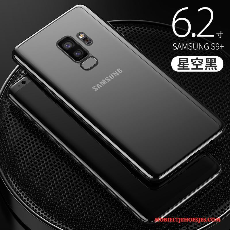 Samsung Galaxy S9+ All Inclusive Zacht Scheppend Anti-fall Hoesje Telefoon Doorzichtig Dun
