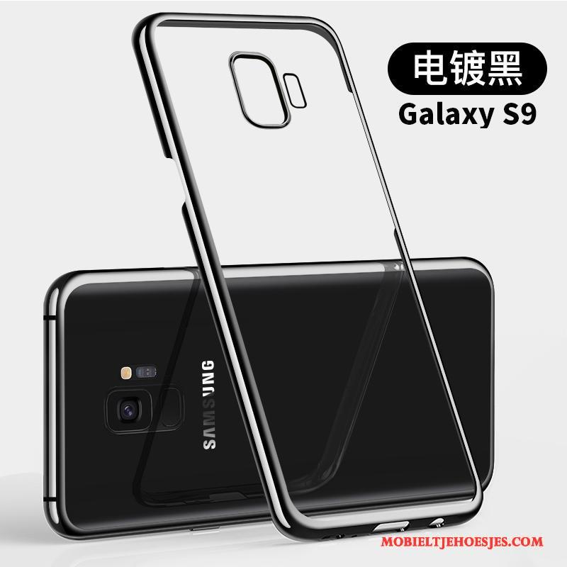 Samsung Galaxy S9 Anti-fall Doorzichtig Blauw Hoesje Telefoon Ster Bescherming All Inclusive