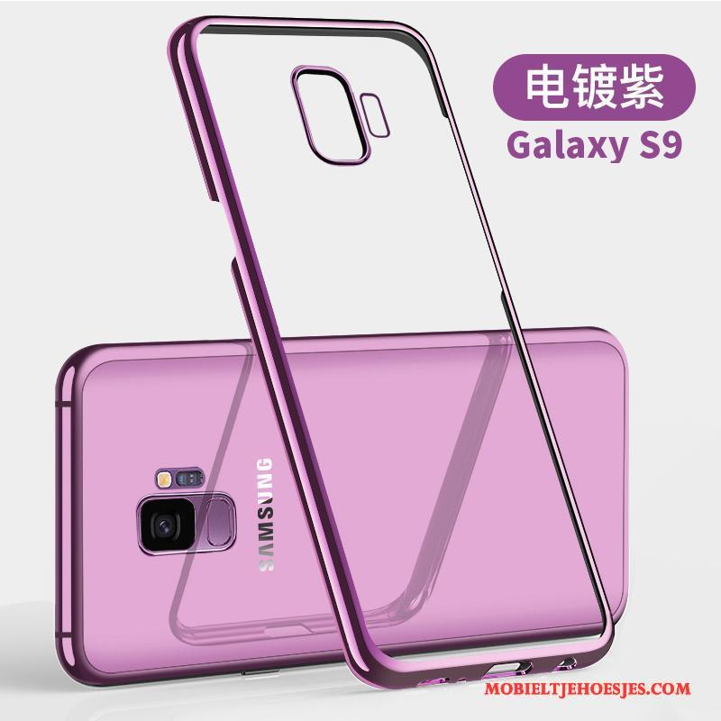 Samsung Galaxy S9 Anti-fall Doorzichtig Blauw Hoesje Telefoon Ster Bescherming All Inclusive