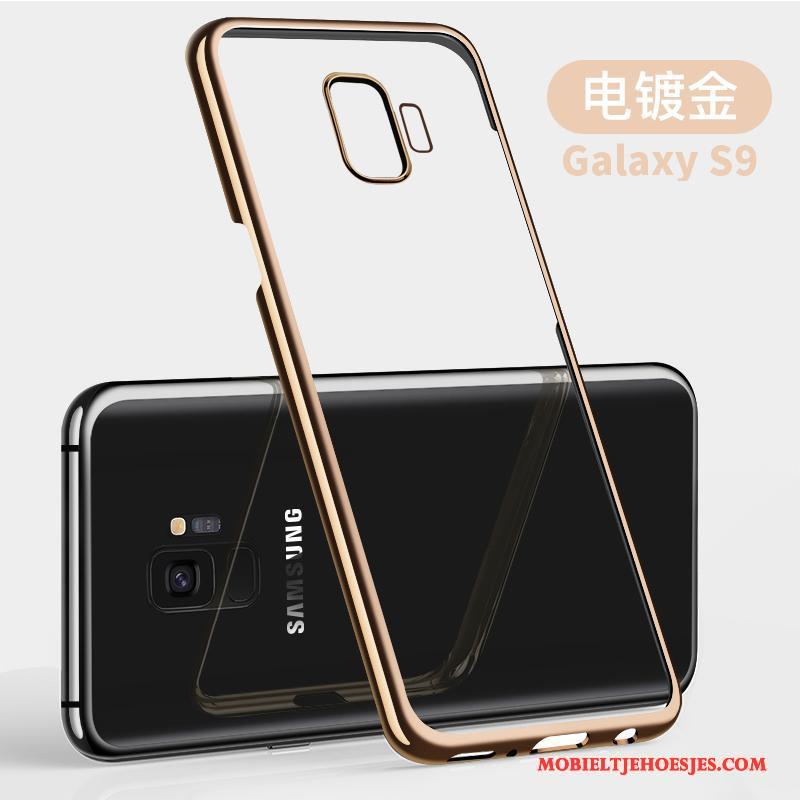 Samsung Galaxy S9 Anti-fall Doorzichtig Blauw Hoesje Telefoon Ster Bescherming All Inclusive