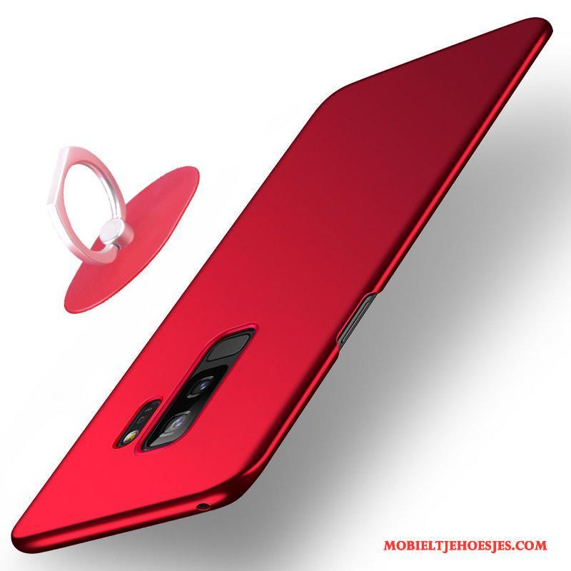 Samsung Galaxy S9+ Anti-fall Hard Bescherming Rood Hoesje Telefoon All Inclusive Schrobben